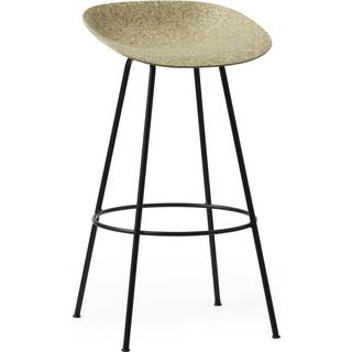 Normann Copenhagen Mat Barstool 75 Cm Seaweed / Black - Barstole Søgræs Sort - 609228