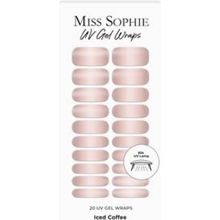 Miss Sophie UV Gel Wraps Iced Coffee Neglefolie - Nude