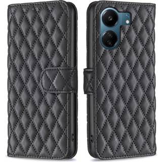SKALO Xiaomi Redmi 13C 4G BINFEN COLOR Quiltet Pung - Sort
