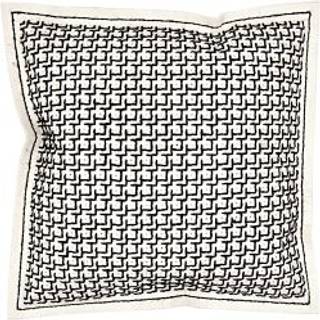 Filzkissen Holbeinstich 42x42cm zum Besticken - Schwarz, Weiß