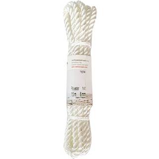 Robline fenderline 3-slået hvid 2 pak 6,0 mm