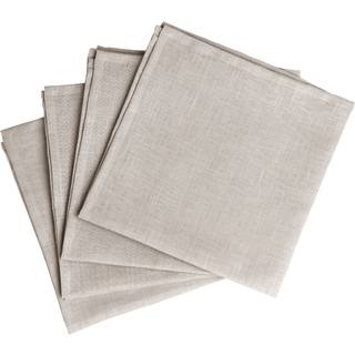 Scandi Living Clean servietter 45 x 45 cm 4-pak Greige