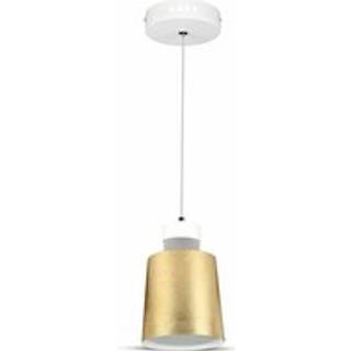 7W LED Pendel Lys - Guld Lampeskærm 4000K - Kulør : Neutral
