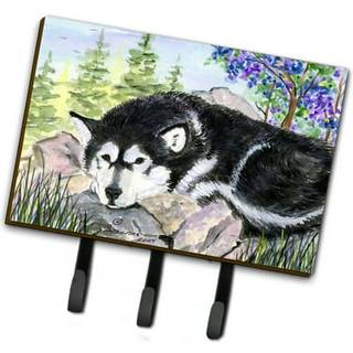 """" Caroline's Treasures SS8062TH68 Alaskan Malamute Leash Holder eller Key Hook Large Multicolor """"