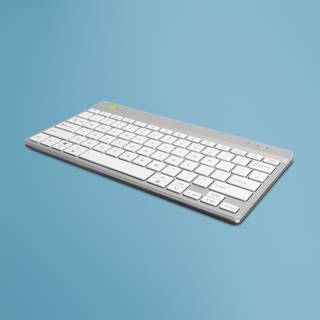 R-Go tastatur nordisk design m. ledning, hvid