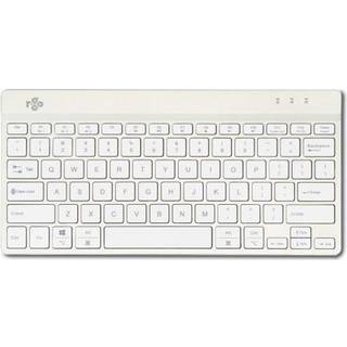 R-Go tastatur nordisk design m. ledning, hvid