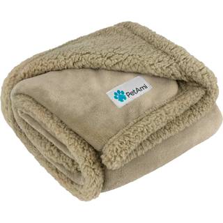 Petami Dog T?ppe til seng XL PET T?ppe store hunde fleece m?bler sofa cover beskytter sofa bil kasse kennel bl?d sherpa katte kast plys reversibe