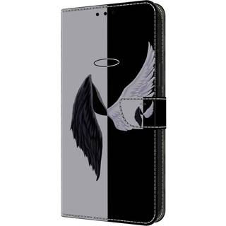 Xiaomi 13T / 13T Pro Læder Cover m. Pung & Print - Englevinger