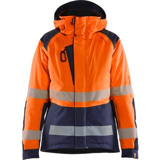 Blåkläder 4456 Dame High Vis Vinterjakke / Dame High Vis Vinterjakke - 2XL - High Vis Orange/Marineblå