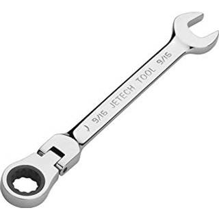 Jetech 9/16 tommer fleksibelt hovedudstyr Industriel kvalitet Flex Ratcheting Spanner lavet med smedet varmebehandlet CR-V-legering st?l Fuld pol