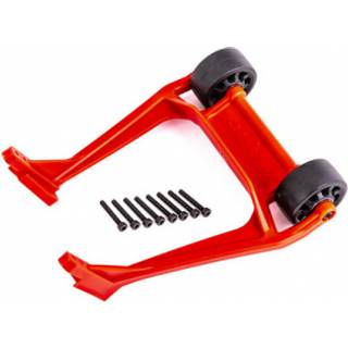 Traxxas - TRX9576R - Wheelie bar, red (assembled)/ 3x20 CS (8)