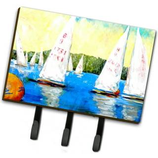 """" Caroline's Treasures MW1094TH68 sejlbåde rundt om mærket snor eller nøgleholder stor multicolor """"