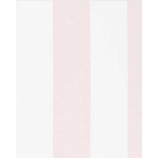 Druckstoff Canvas Streifen weiß-rosa 50x140cm - Rosa
