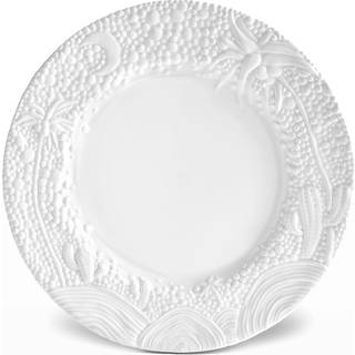 L'Objet Tableware - 'Mojave' charger plate in white Porcelain