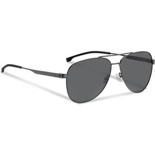 Hugo Boss Mand BOSS 1641/S V81/M9 Solbriller Stål Rifle tønde Grå Pilot Polariseret