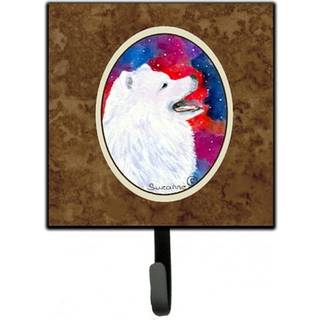 """" Caroline's Treasures SS8752SH4 Samoyed Leash Holder eller Key Hook Small Multicolor """"