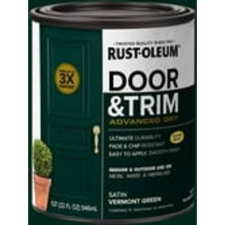 Rust-Oleum 376514 Avancerad torr dörr och trimfärgkvart Satin Vermont Green