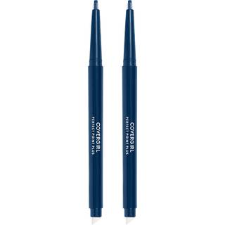 CoverGirl Perfect Point Plus Øjenblyant i mørkeblå, 0,23 g, selvskærpende med smudge-spids til præcise og bløde linjer