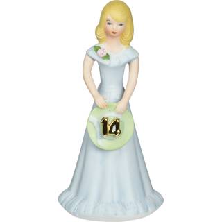 Enesco vokser op piger blond alder 14 porcel?nsfigur 6.5 bl?
