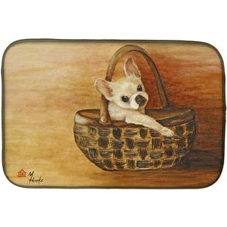 """" Caroline's Treasures MH1063DDM Chihuahua Take Dish-Drying-Mats 14x21 Multicolor """"