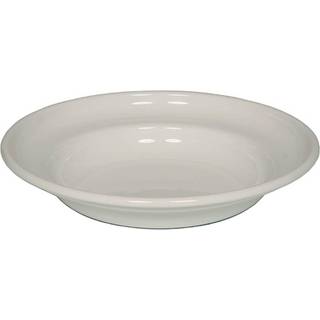 Riess Classic Weiß flacher Teller 21 cm - Emaille