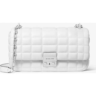 MK Tribeca Large Quilted Leather Shoulder Bag - White - Michael Kors - ONE SIZE