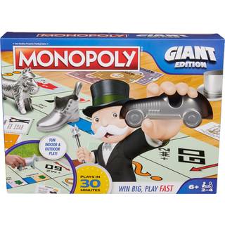 Spin Master Games Monopol Board Game Giant Edition Indoor & Outdoor Games Kids Games Family Game Night Game Families & Kids Airkler 6+