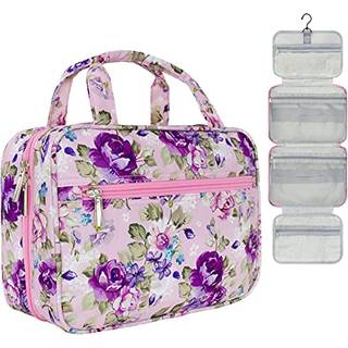 Pavilia h?ngende toiletartikler Travepose Kvinder m?nd sammenfoldelig kosmetisk arrang?r rulle op makeup taske vandbestandigt tilbeh?r toiletarti