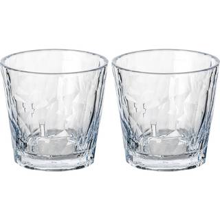 Koziol Club No. 22 tumblerglas plast 25 cl 2-pak Krystalklar