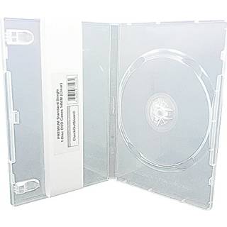 CheckoutStore (25) Premium Standard Single 1-Disc DVD-sager 14mm (klar)
