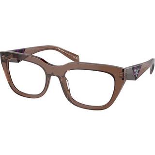 Prada PR A06VF Asian Fit 17O1O1 55 Briller Kvinder Brun - Transparent Brown - 55mm