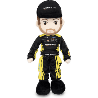 Spilletid af Eimmie NASCAR Collectible Team Penske Ryan Blaney (Menards) Plush Figur 14 -tommer Ragdukke - Soft Baby Doll - Doll til alle aldre -