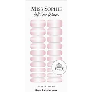 Miss Sophie Negle Neglefolier UV Rose Babyboomer 20 Stk. (6,00 kr / 1 stk.) - 20 Stk.