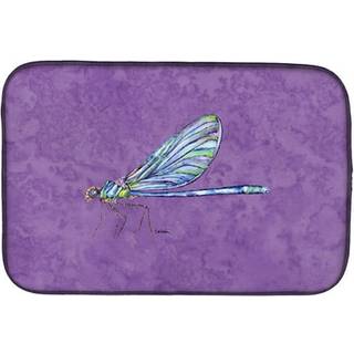 """" Caroline's Treasures Dragonfly Dish Drying Mat 14 """" """" X 21 """" ""Multicolor"" ""