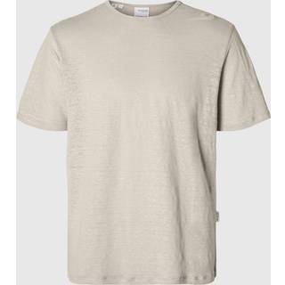SLHBET LINEN SS O-NECK TEE