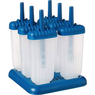Tovolo Groovy Popsicle Forme (Sæt af 6)-Mess-fri plastis Pops med genanvendelige pinde og dryp-vagt til fryser snacks/opvaskemaskine-sikker & BPA