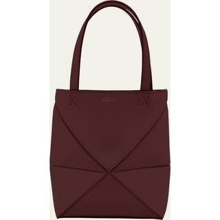 Loewe Puzzle Fold Mini leather tote bag - brown - One Size