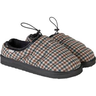 Trey Houndstooth Slipper, Dark Sand/ Pine Green, 43