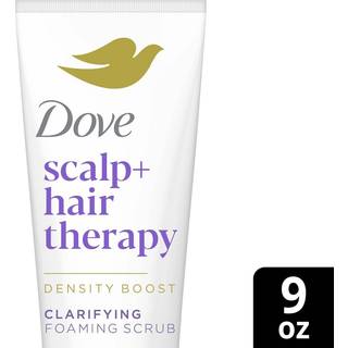Dovdensitet Boost Clarifying Foaming Scrub Halp Hair Therapy för mjuk hårbotten Exfoliering med vitamin B3 -zink och 0% sulfater 9 oz