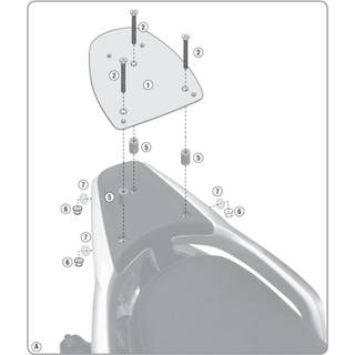 Givi Topcase-Holder MONOKEY/MONOLOCK