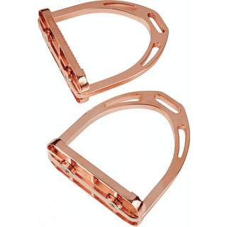 Korsteel Aluminium Stirrups Rose Gold 4.5 """"