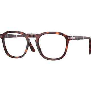 Persol Unisex PO3345V RENE' 24 Optiske stel Acetat Skildpadde Transparent Firkantet Normal