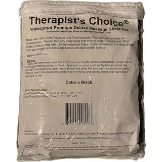 Terapeuter Valg af vandt?t massageark 2pc S?t maskine Vaskbart inkluderer monteret ark & ???onteret ansigtsd?ksel (massagebord ikke inkluderet)