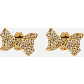 Ted Baker Gold Barseta Crystal Bow Stud Earrings - Gold