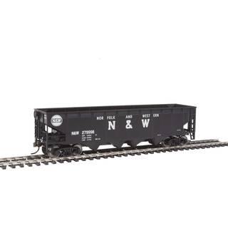 Walthers Trainline 40 'Offset Quad Hopper med metalhjul klar til at k?re N&W
