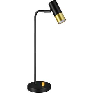 Oriva Mini sort/messing bordlampe