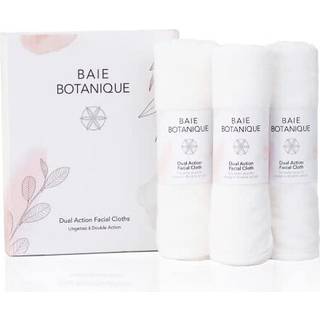 Dual Action Facial Cloth Luxury Cotton Muslin og Bambus Rayon Ultra-Soft Terry Sæt på 3-100% Naturlig