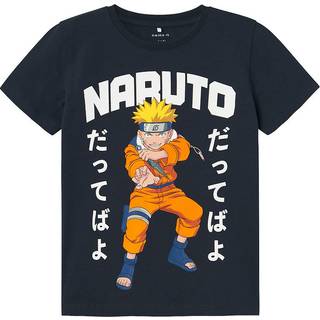 Name It Drenge Macar Naruto T-Shirt Mørk Safir