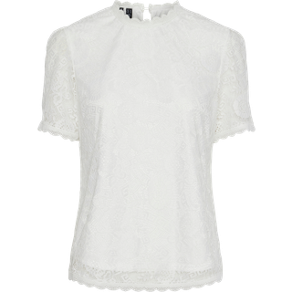 PIECES dame top PCOLLINE - Cloud Dancer - M