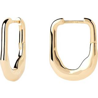 PDPAOLA Magma Øreringe 18 kt. Forgyldt Sølv AR01-C28-U - Dame - 925 Sterling Silver